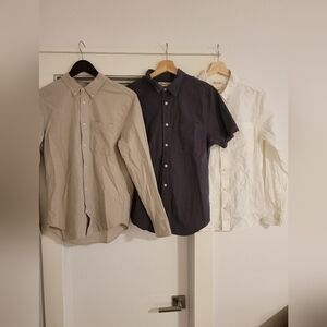 Mens Madewell Shirts - 3 Shirts, Size Small